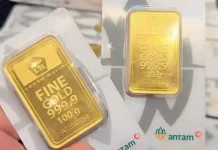 Harga Emas Melonjak Tajam Hari Ini